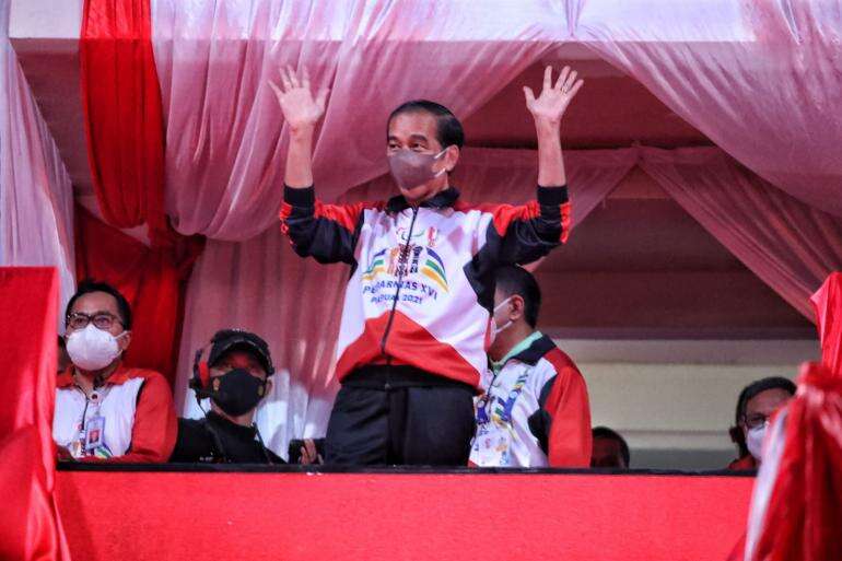 Tutup Peparnas, Jokowi Sanjung Kesuksesan Tuan Rumah Papua