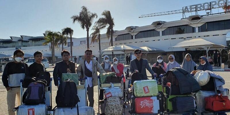 Dikirim Himami, Delegasi Mahasiswa Baru Hafizh Al Quran Tiba di Maroko