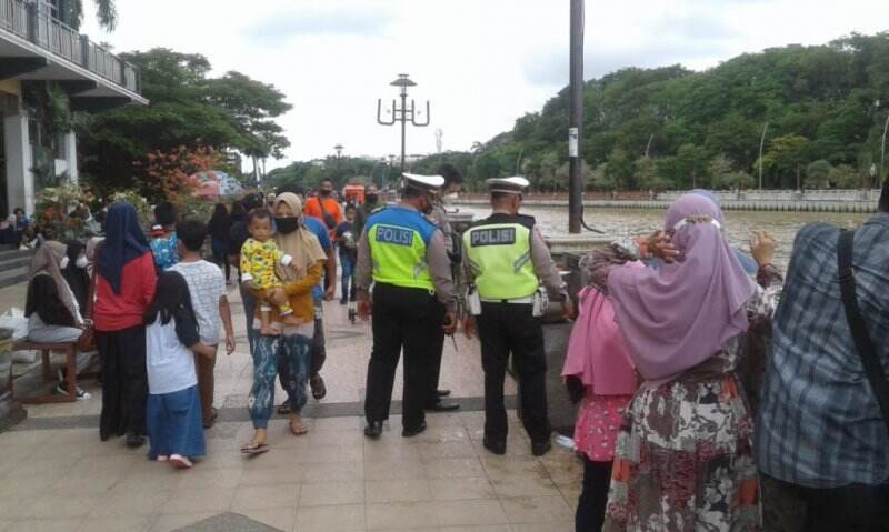 Cegah Tawuran, Polsek Banjarmasin Tengah Rutin Patroli di Kawasan Siring Banjarmasin