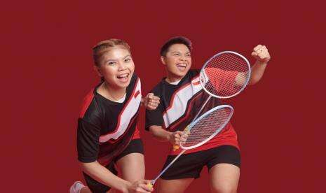 Timnas Jajal Lapangan Utama Indonesia Badminton Festival