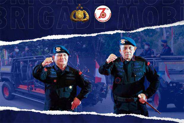 Pujian Prabowo untuk Brimob: Saya Lihat Komandan Kalian, Harimau!