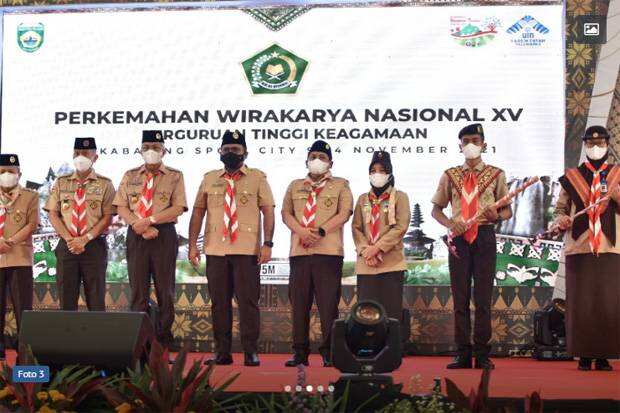 Kemenag Pastikan Tidak Ada Penyebaran Covid-19 pada Perkemahan Pramuka Mahasiswa PTK