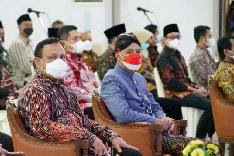 Dipimpin Ganjar Pranowo, Ketua KPK: Indeks Pencegahan Korupsi Jateng Menggembirakan