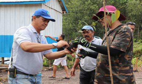 Plt Bupati Muba Tanam Bibit Pohon di Area Konsesi PT GAL