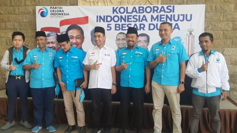 Gaet 1500 Kader, DPD Partai Gelora Indonesia Banjarbaru Targetkan 4 Kursi Legislatif