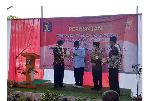 BPIP Resmikan Perpustakaan dan Klinik Pancasila Jajaran Pemasyarakatan Se-Aceh