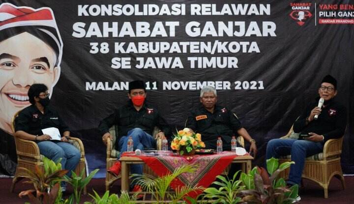 Teman Ganjar Cuek Bebek Sama Kemunculan Relawan Puan