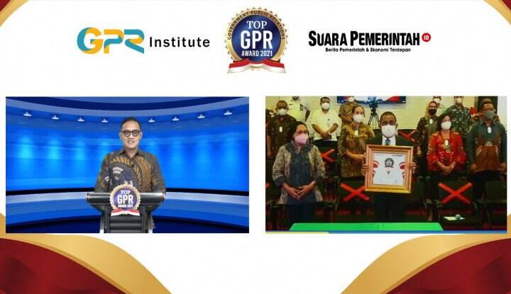 Kinerja Kehumasan Baik, Pemkot Ambon Raih TOP GPR Award 2021