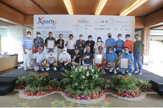 Dua Rekor MURI Tercipta di Turnamen Golf Virtual