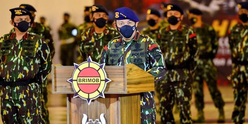 HUT ke-76, Kapolri: Hadirnya Brimob dalam Aksi Kemanusiaan Representasi Negara