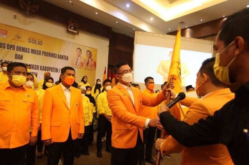 Resmi Jadi Ketua MKGR Banten, Andika Lantik Pengurus Kabupaten/Kota