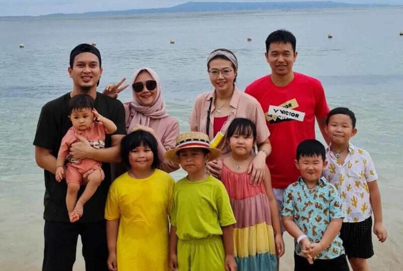 Sebelum Tanding di Indonesia Badminton Festival, The Daddies Bikin Momen Langka