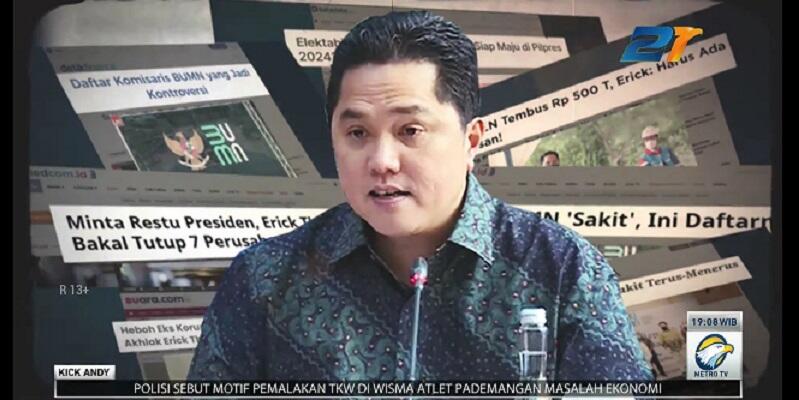 Erick Thohir Siap Datangi KPK Jika Dikonfirmasi terkait Bisnis PCR