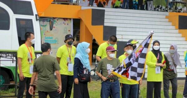 Peringati HKN ke-57, IDI Bersama dengan Dinkes Sinjai Gelar Fun Bike dan Senam
