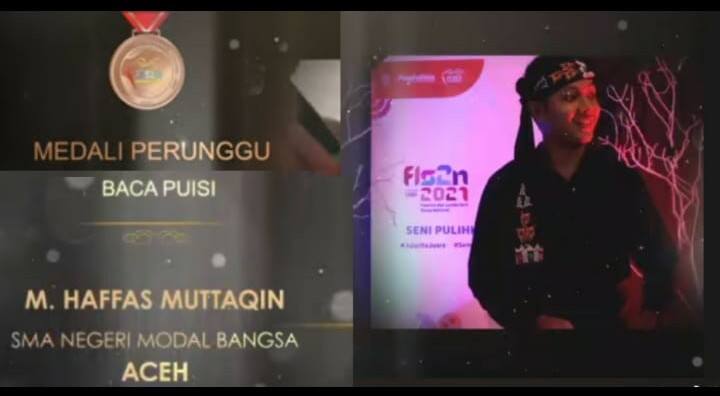 FLS2N Tahun 2021, Siswa Aceh Raih Medali Perunggu