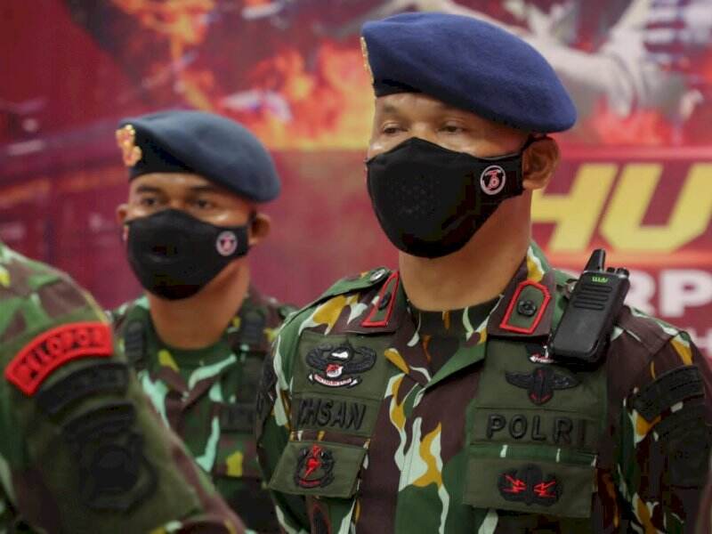 Digelar Secara Virtual, Danyon C Ikuti Acara Tradisi HUT Korps Brimob Polri Di Mako Gegana