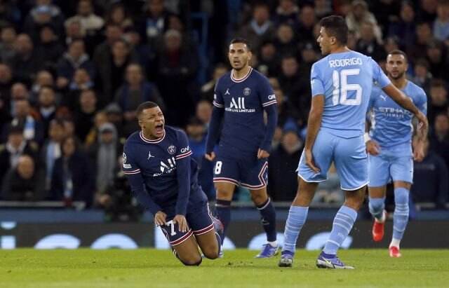 Man City vs PSG Sama Kuat di Babak Pertama