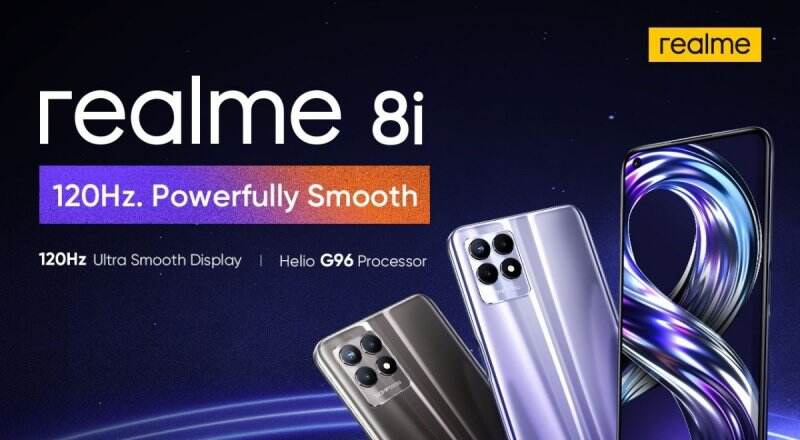 Peluncuran realme 8i Smarpthone 120Hz Paling Terjangkau