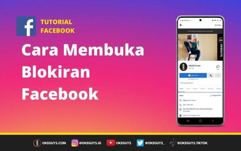 Cara Membuka Blokiran Facebook Paling Gampang