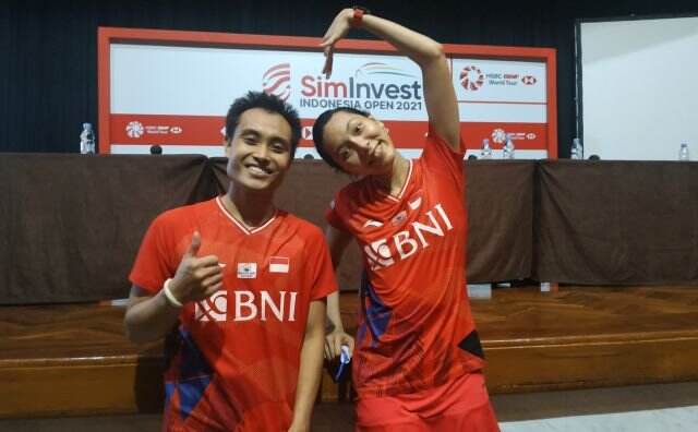 Indonesia Open 2021: Sering Teriak saat Kalahkan Wakil Selandia Baru, Begini Komentar Hafiz/Gloria