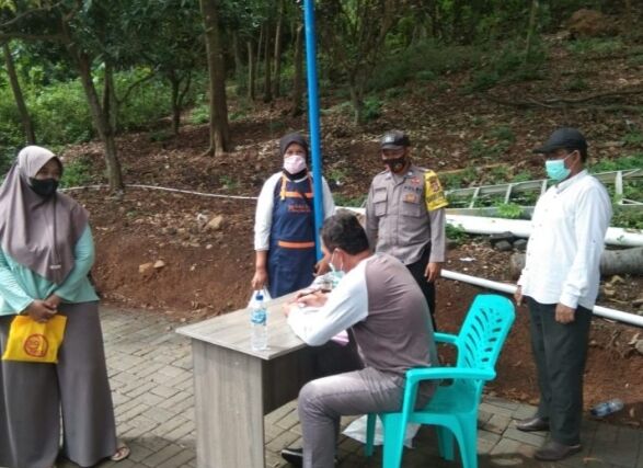 Penyaluran E-Warung di Cilegon Dijaga Ketat Polisi