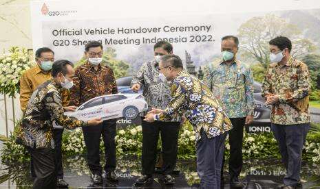 In Picture: Hyundai Siapkan Mobil Listrik untuk G-20 2022 di Bali