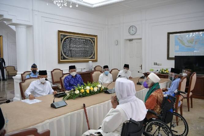 Bertemu Tokoh NU, Wapres Singgung Soal Jadwal Muktamar