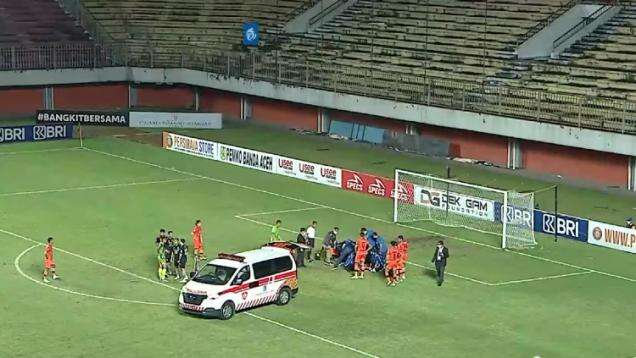 Kondisi Terkini Pemain Persiraja yang Kolaps Saat Hadapi Persib Bandung