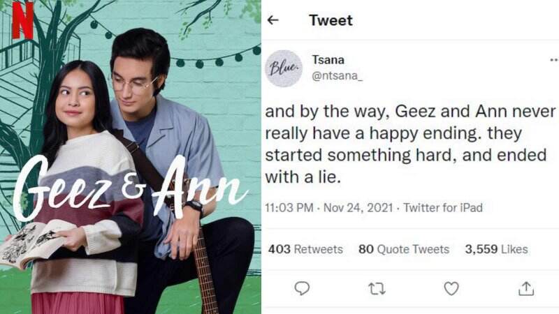 Hanggini dan Junior Roberts Putus, Tsana Bahas Ending Geez & Ann: Berakhir dengan Kebohongan