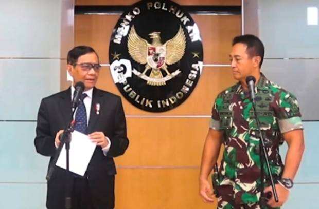 Panglima TNI-Menko Polhukam Bahas Papua dan Kasus HAM Berat