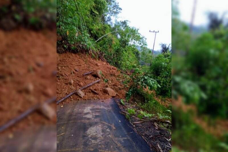 Longsor Blokade Jalan, Warga Loksado HSS Terisolasi Satu Malam
