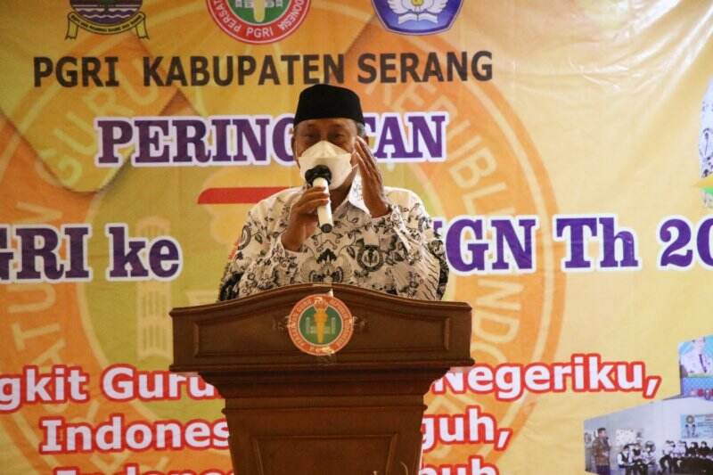 Wabup Serang Minta Guru Tingkatkan Kualitas Pendidikan