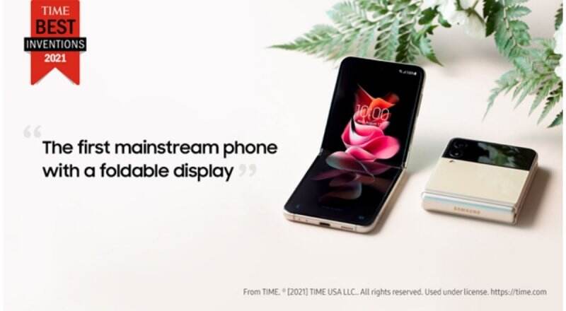 Galaxy Z Flip3 5G Jadi Salah Satu Penemuan Terbaik di 2021 Versi TIME