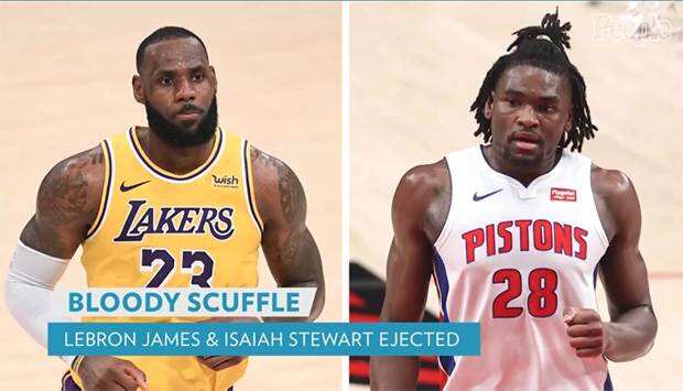 NBA: LeBron James Buka Mulut Usai Sikut Wajah Isaiah Stewart