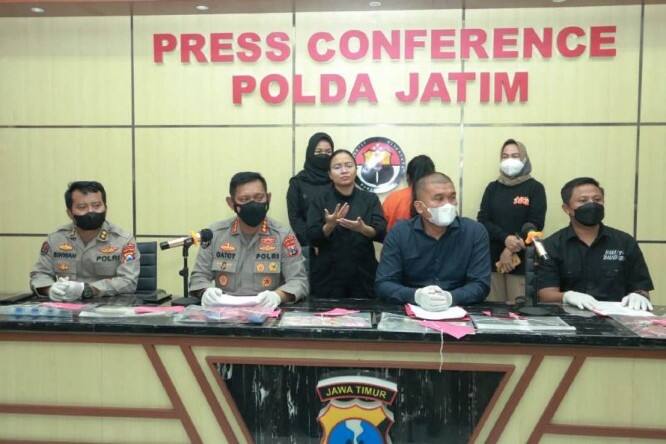 Polda Jatim Bongkar Kasus Perdagangan Perempuan dan Anak
