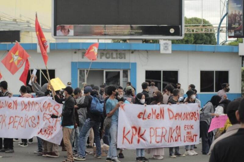 Mahasiswa Lintas Kampus di Banten Mulai Turun, Minta Dugaan Keterlibatan Erick Thohir dan Luhut Dalam Bisnis PCR Diusut