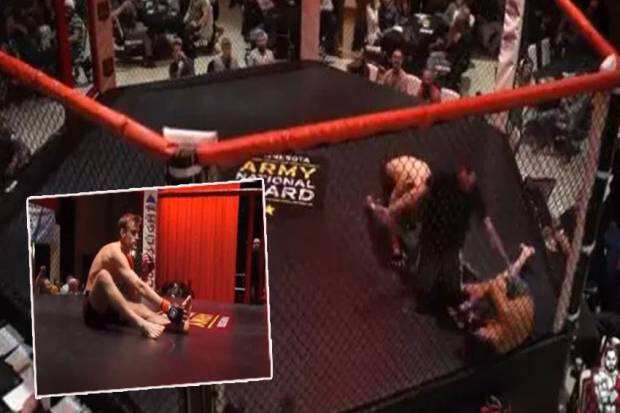 Petarung MMA Kakinya Patah Usai Menang KO Brutal 34 Detik