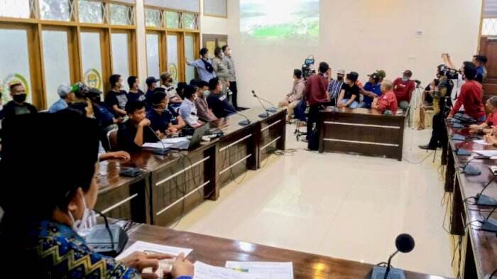 Puluhan Hektare Sawah dan Kebun Warga Kebanjiran Dampak Pembangunan Bendung Gilireng