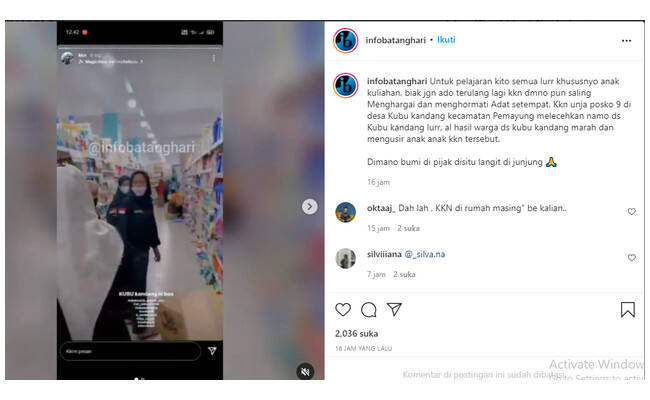 Hina Nama Desa, Mahasiswa KKN Universitas Jambi Diusir Warga, Videonya Viral
