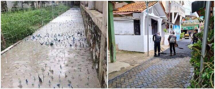 11 Potret lucu desain gang permukiman ini bikin gagal paham