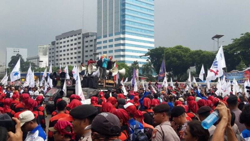 Apindo Ancam Buruh Yang Lakukan Mogok Nasional Dianggap Mengundurkan Diri
