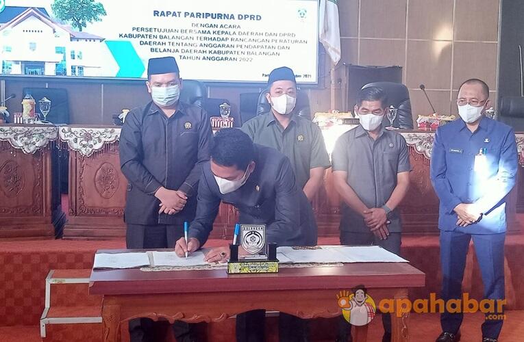 TOK! APBD Balangan 2022 Disetujui Rp1,2 Triliun