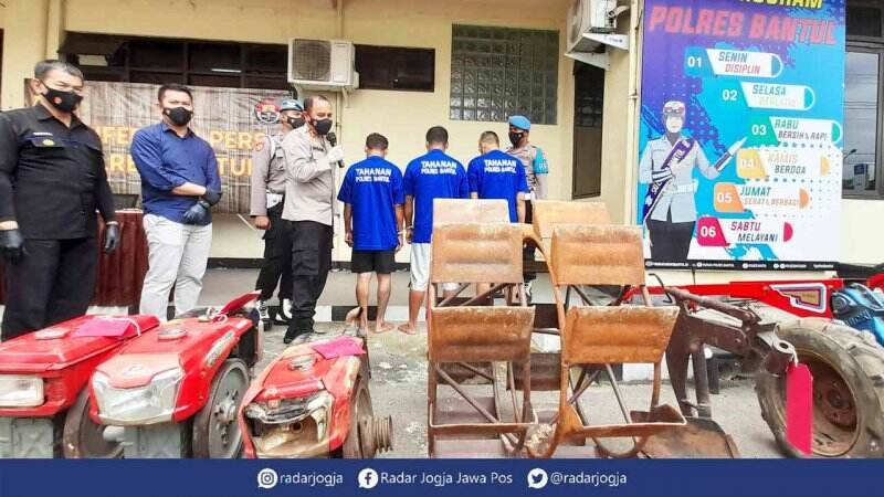 Tangkap Komplotan Pencuri Traktor Antarprovinsi