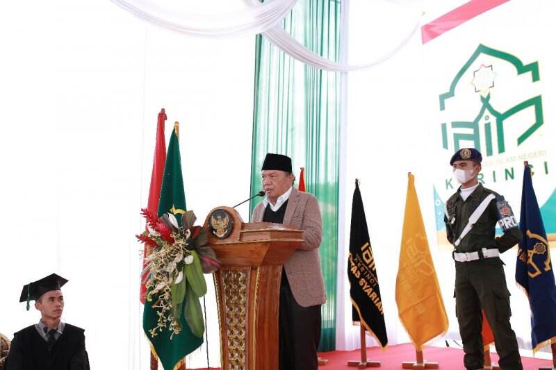 Wacana Alih Status Menjadi UIN Menguat di Acara Wisuda IAIN Kerinci