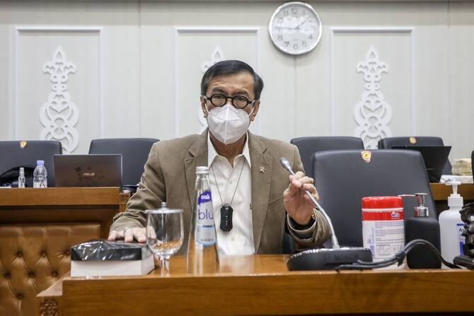 Yasonna Pastikan Pemerintah Tak Buat Aturan Turunan Omnibus Law