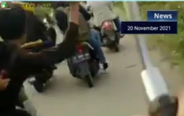 Polres Serang Tangkap Pelajar yang Viral Acungkan Senjata Tajam