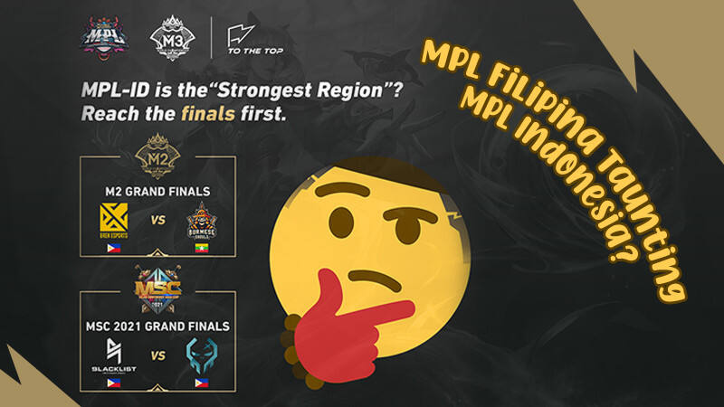 Jelang M3 Mobile Legends, MPL PH Sindir Tim Indonesia!