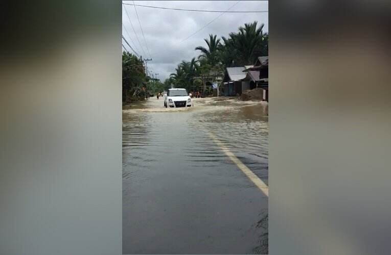 Hujan Deras, Beberapa Wilayah di HSU Mulai Terendam
