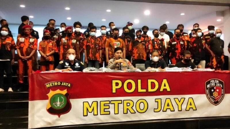 Polda Metro Jaya Tetapkan Satu Anggota Pemuda Pancasila Pengeroyok Polisi Sebagai Tersangka