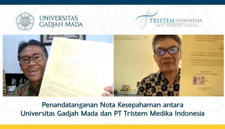 Kikis Impor, UGM dan Tristem Medika Indonesia Kerja Sama Pengembangan Riset Sel Punca